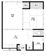 第１秋吉アパート　102号【1階角部屋】・105号【2階角部屋】の間取り画像